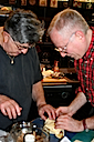 Juan and Steve Fishkin cooking